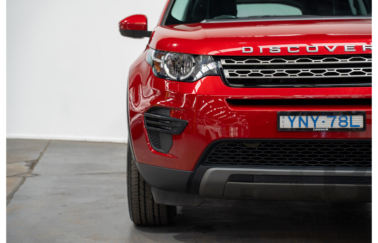 11/2016 Land Rover Discovery Sport TD4 (AWD)150 SE 5 SEAT LC MY17 4D Wagon Firenze Red Metallic 2.0L