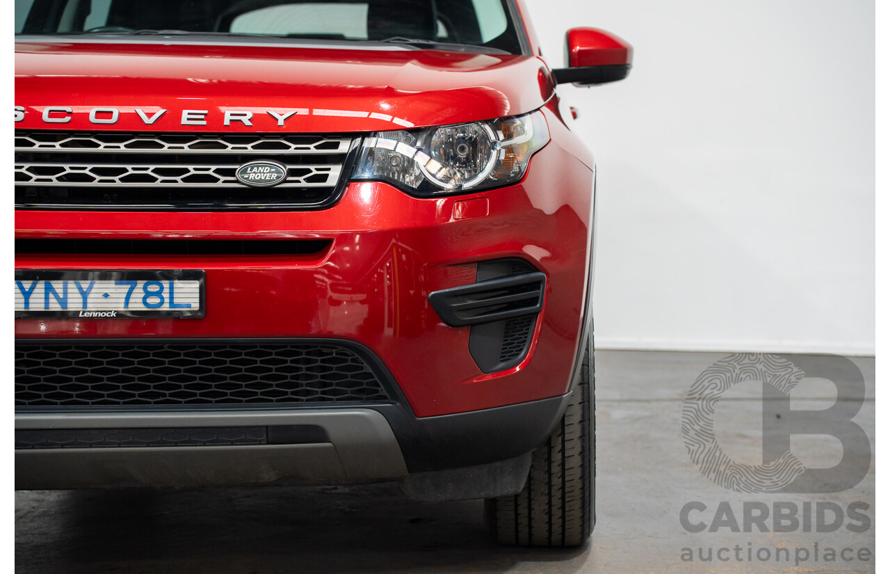 11/2016 Land Rover Discovery Sport TD4 (AWD)150 SE 5 SEAT LC MY17 4D Wagon Firenze Red Metallic 2.0L
