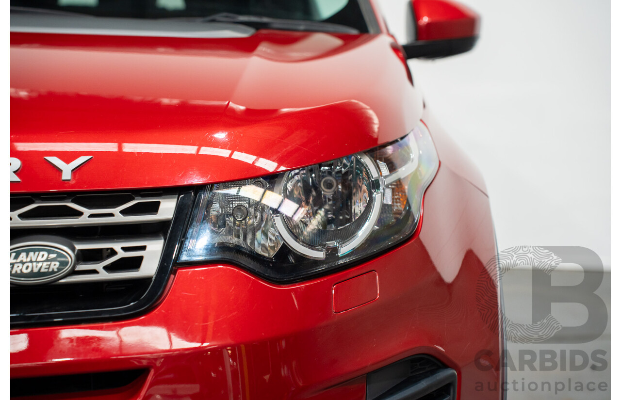 11/2016 Land Rover Discovery Sport TD4 (AWD)150 SE 5 SEAT LC MY17 4D Wagon Firenze Red Metallic 2.0L