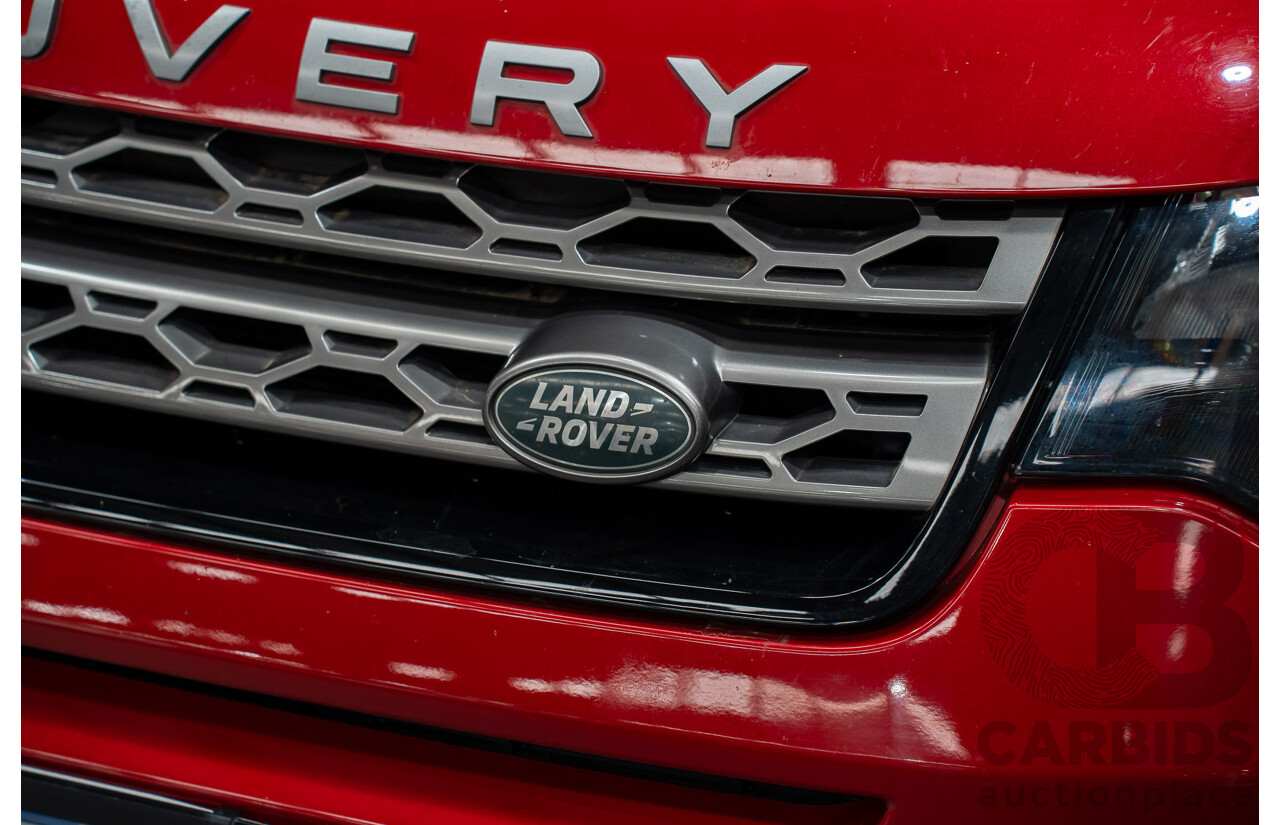 11/2016 Land Rover Discovery Sport TD4 (AWD)150 SE 5 SEAT LC MY17 4D Wagon Firenze Red Metallic 2.0L