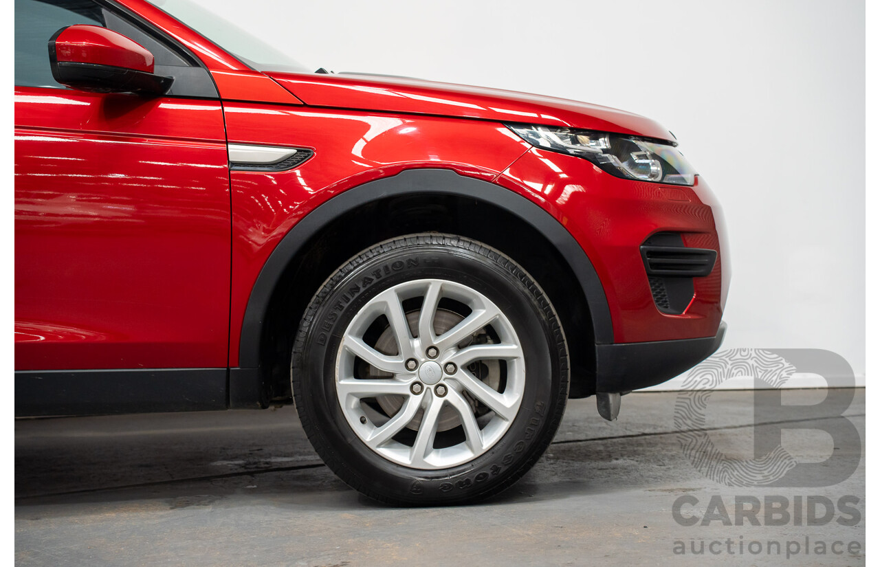 11/2016 Land Rover Discovery Sport TD4 (AWD)150 SE 5 SEAT LC MY17 4D Wagon Firenze Red Metallic 2.0L
