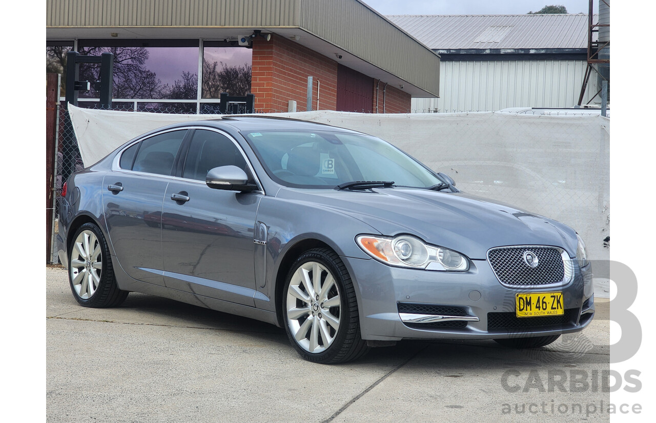 8/2009 Jaguar XF 3.0 V6 Diesel S Luxury MY10 4d Sedan Lunar Grey Turbo Diesel 3.0L