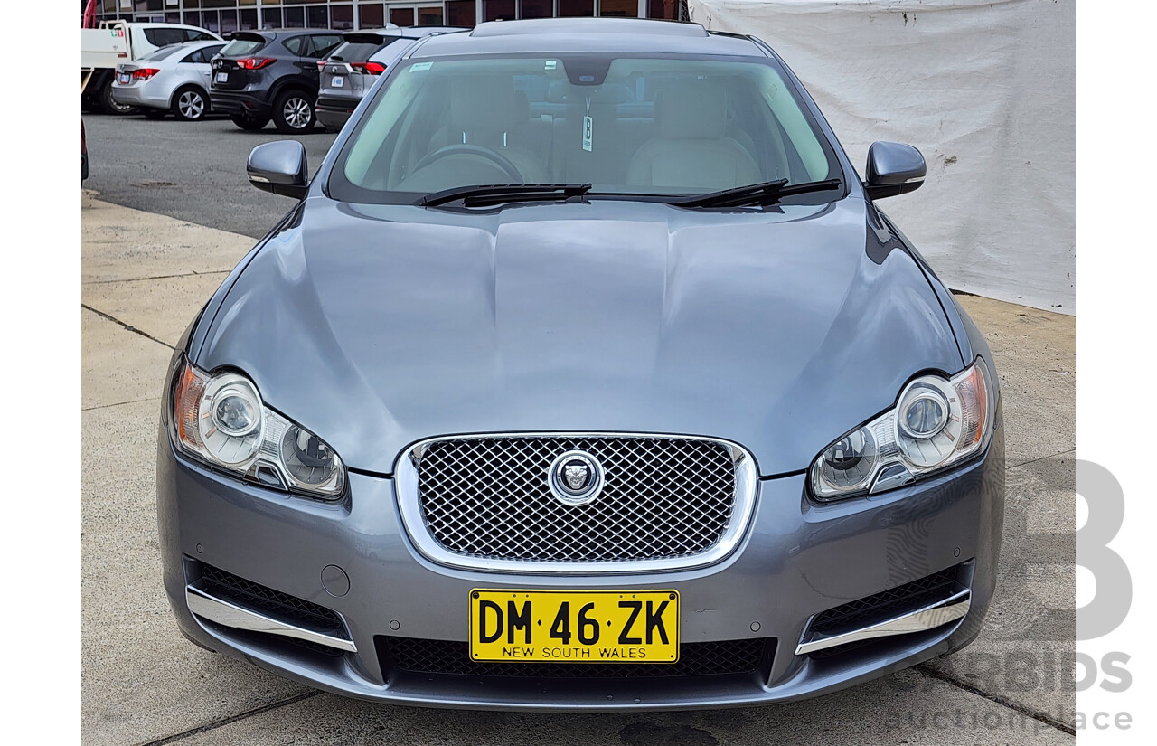 8/2009 Jaguar XF 3.0 V6 Diesel S Luxury MY10 4d Sedan Lunar Grey Turbo Diesel 3.0L