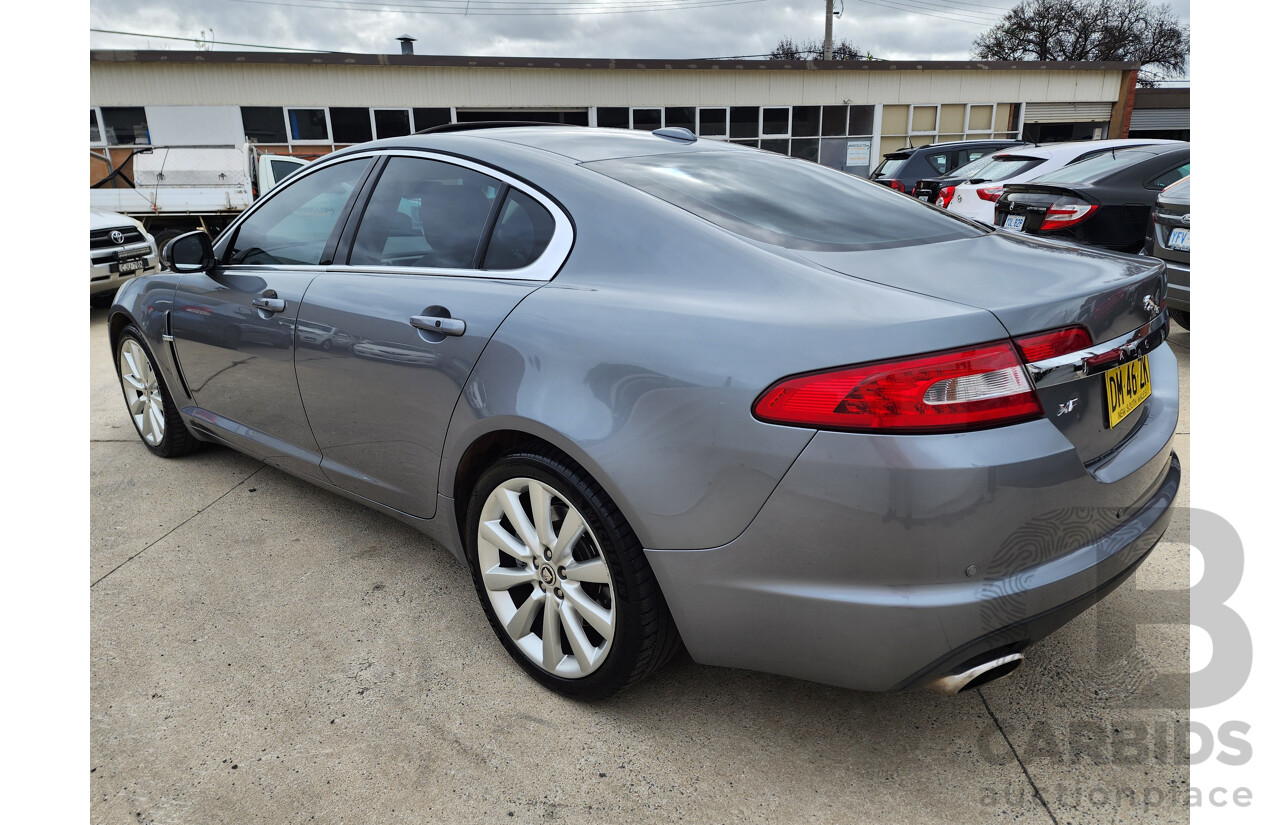 8/2009 Jaguar XF 3.0 V6 Diesel S Luxury MY10 4d Sedan Lunar Grey Turbo Diesel 3.0L