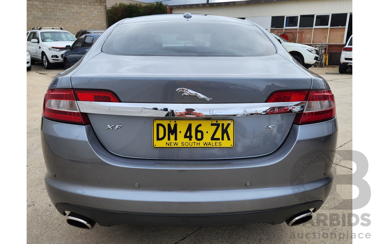 8/2009 Jaguar XF 3.0 V6 Diesel S Luxury MY10 4d Sedan Lunar Grey Turbo Diesel 3.0L