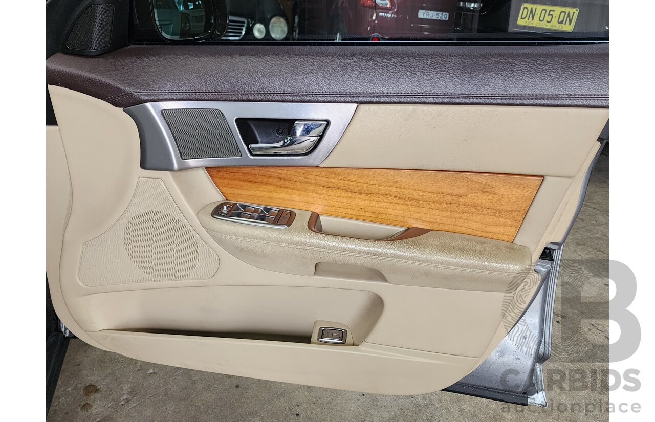 8/2009 Jaguar XF 3.0 V6 Diesel S Luxury MY10 4d Sedan Lunar Grey Turbo Diesel 3.0L