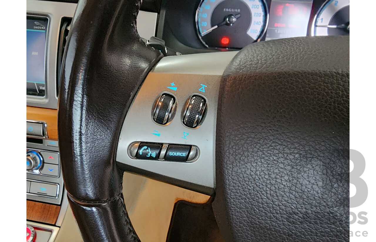 8/2009 Jaguar XF 3.0 V6 Diesel S Luxury MY10 4d Sedan Lunar Grey Turbo Diesel 3.0L