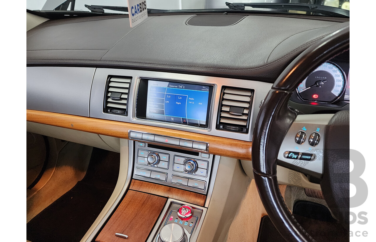 8/2009 Jaguar XF 3.0 V6 Diesel S Luxury MY10 4d Sedan Lunar Grey Turbo Diesel 3.0L