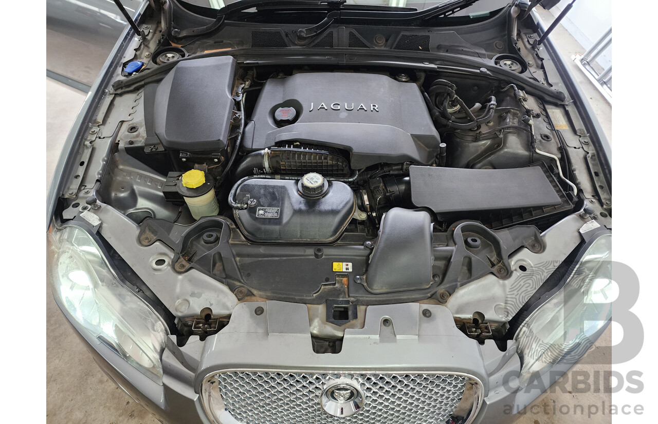 8/2009 Jaguar XF 3.0 V6 Diesel S Luxury MY10 4d Sedan Lunar Grey Turbo Diesel 3.0L