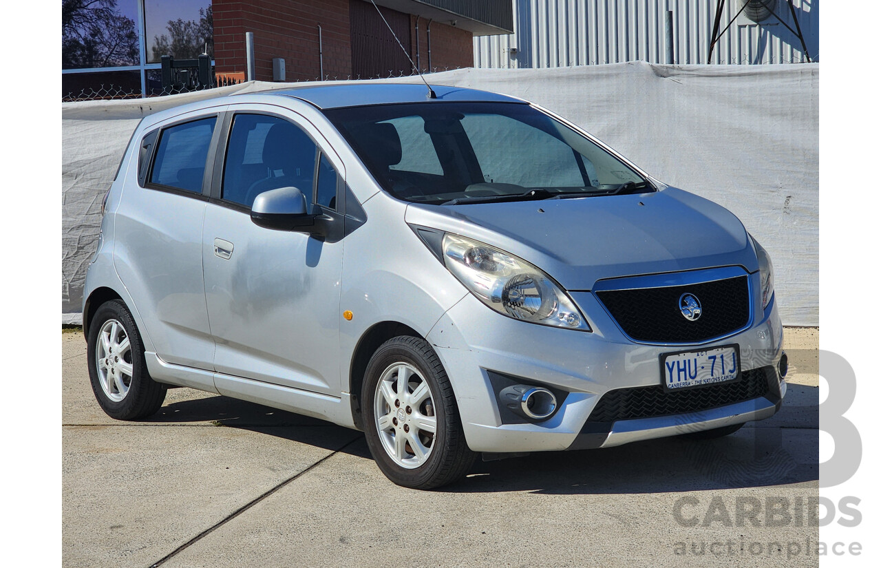 10/2011 Holden Barina Spark CD MJ 5d Hatchback Silver 1.2L