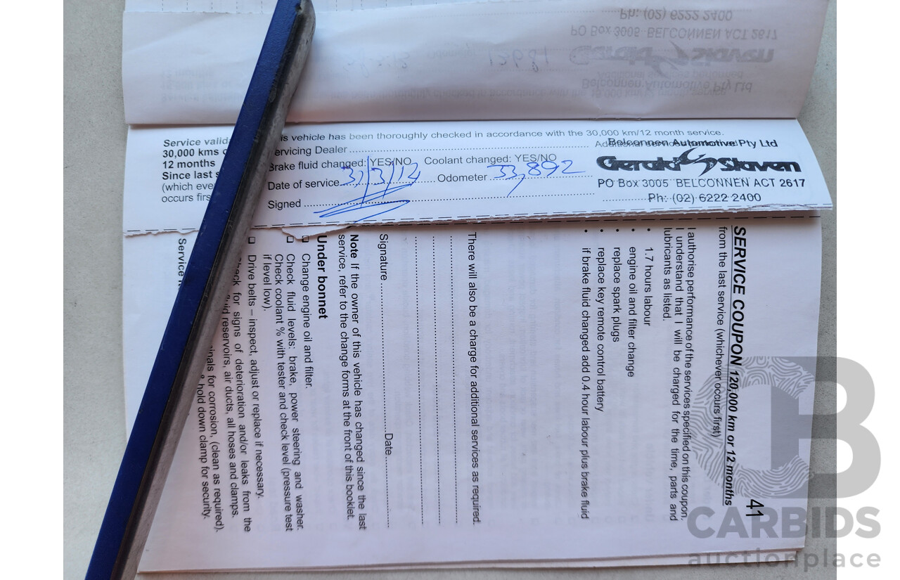 10/2011 Holden Barina Spark CD MJ 5d Hatchback Silver 1.2L