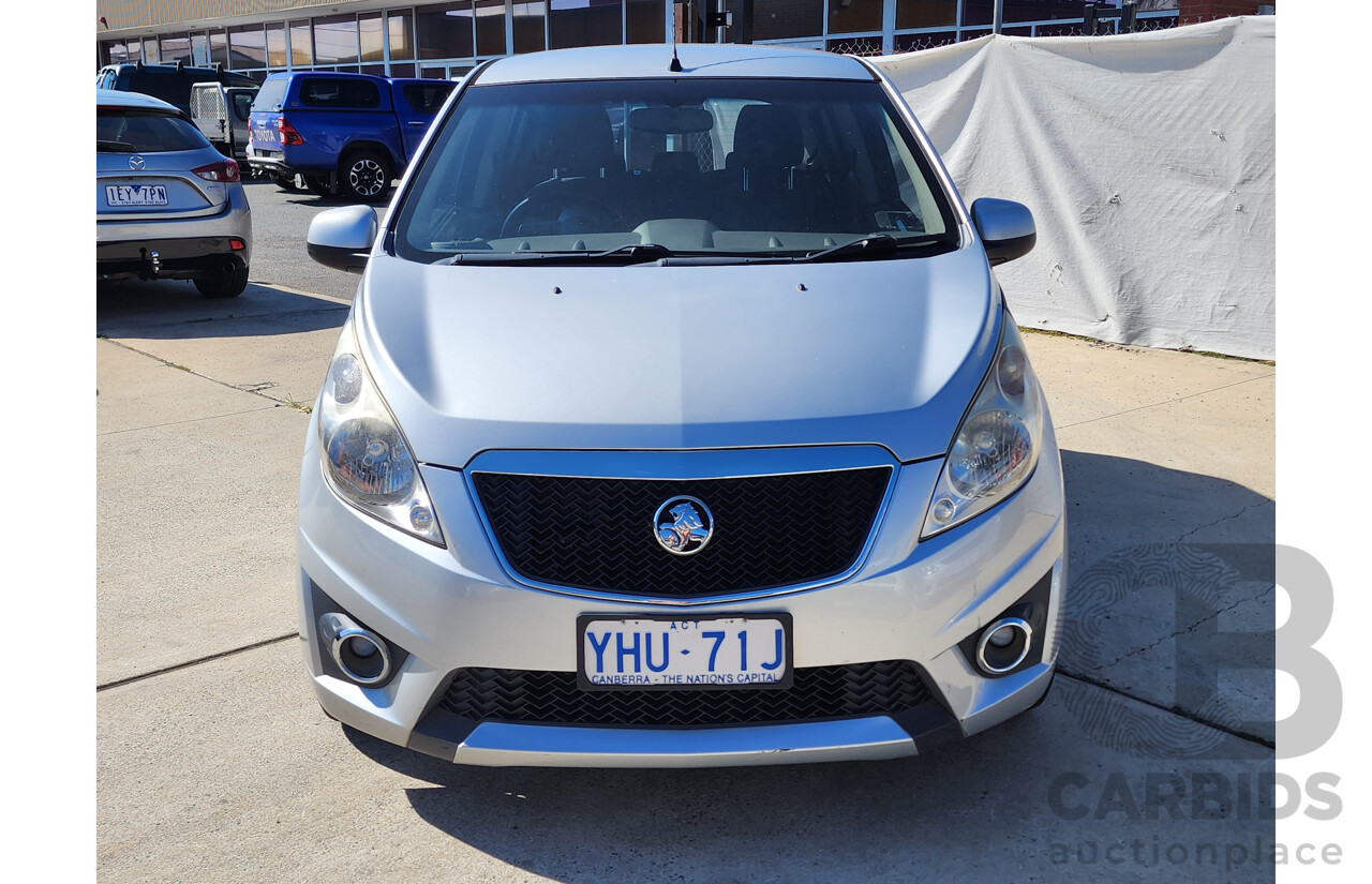 10/2011 Holden Barina Spark CD MJ 5d Hatchback Silver 1.2L