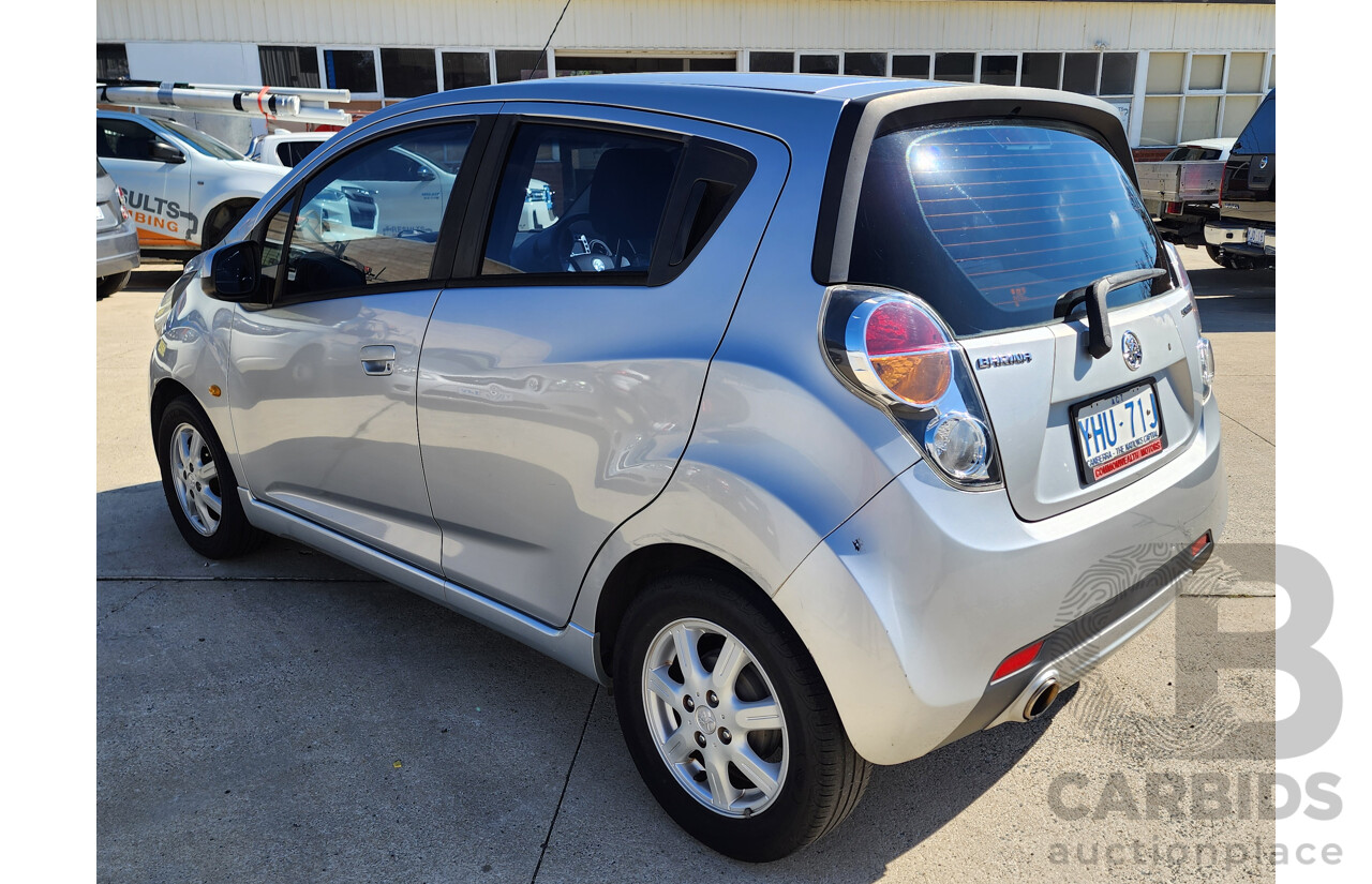 10/2011 Holden Barina Spark CD MJ 5d Hatchback Silver 1.2L