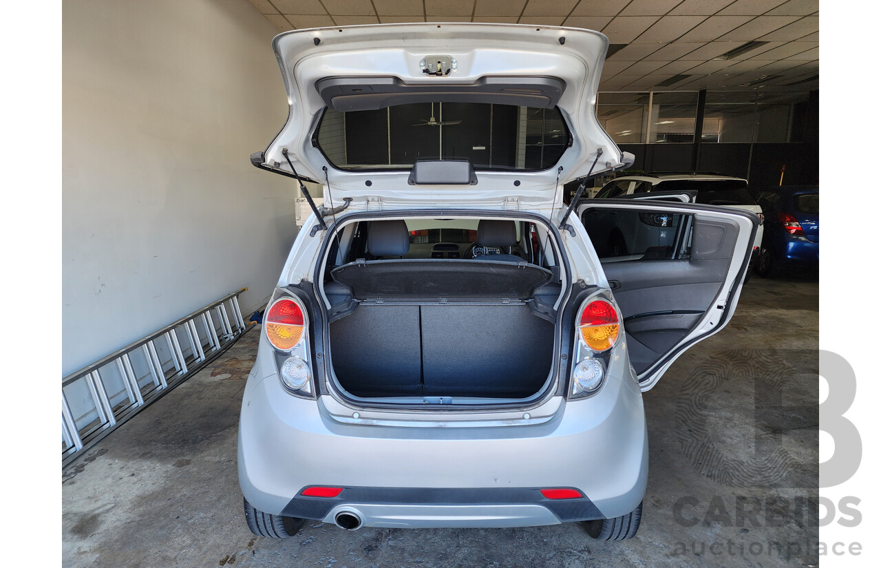 10/2011 Holden Barina Spark CD MJ 5d Hatchback Silver 1.2L