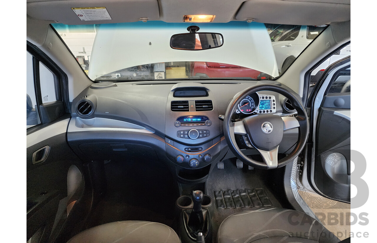 10/2011 Holden Barina Spark CD MJ 5d Hatchback Silver 1.2L