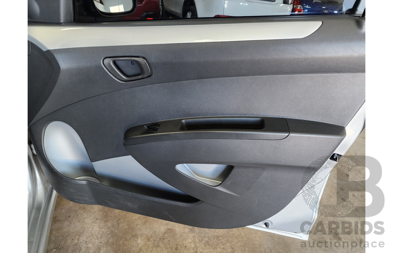 10/2011 Holden Barina Spark CD MJ 5d Hatchback Silver 1.2L