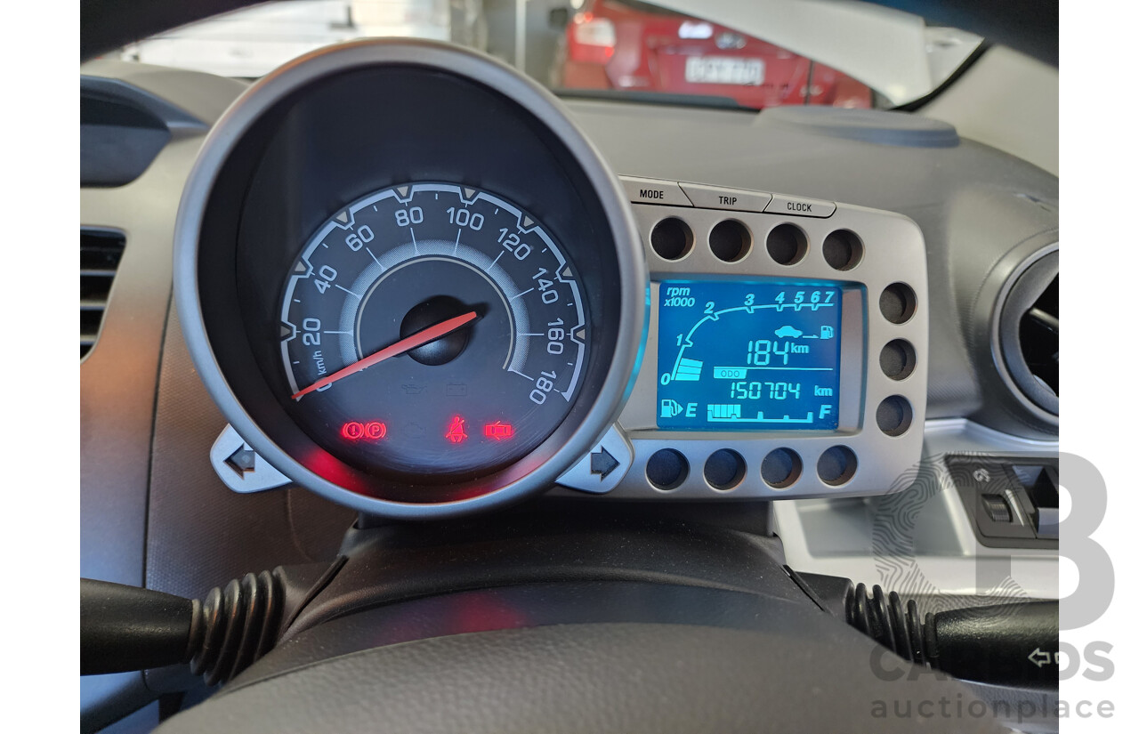 10/2011 Holden Barina Spark CD MJ 5d Hatchback Silver 1.2L