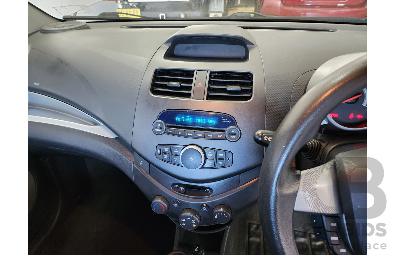 10/2011 Holden Barina Spark CD MJ 5d Hatchback Silver 1.2L