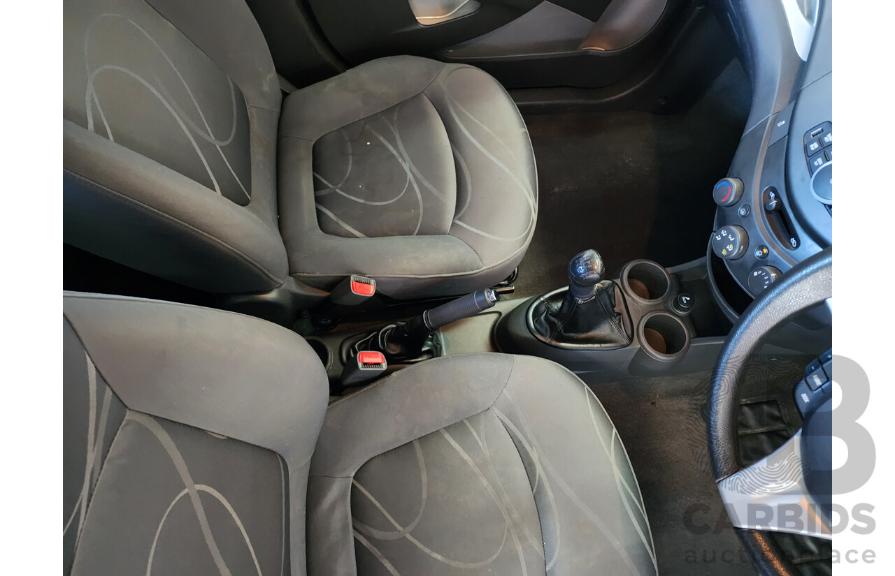 10/2011 Holden Barina Spark CD MJ 5d Hatchback Silver 1.2L