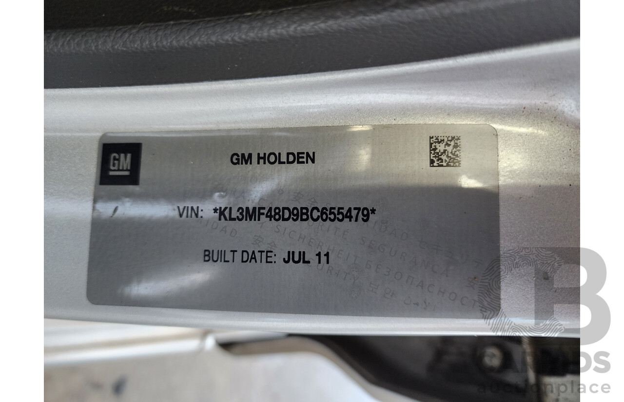 10/2011 Holden Barina Spark CD MJ 5d Hatchback Silver 1.2L