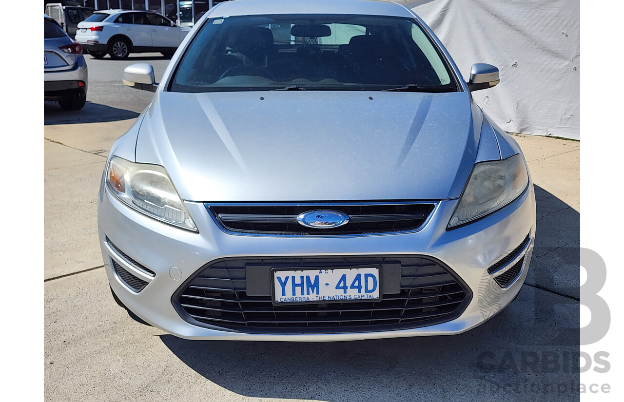 11/2010 Ford Mondeo LX TDCi MB 5d Hatchback Silver 2.0L
