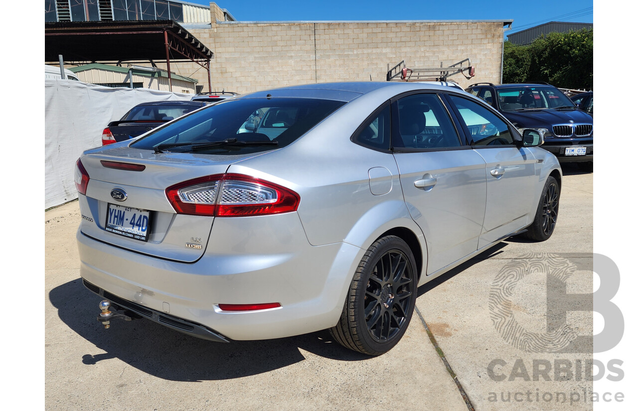 11/2010 Ford Mondeo LX TDCi MB 5d Hatchback Silver 2.0L