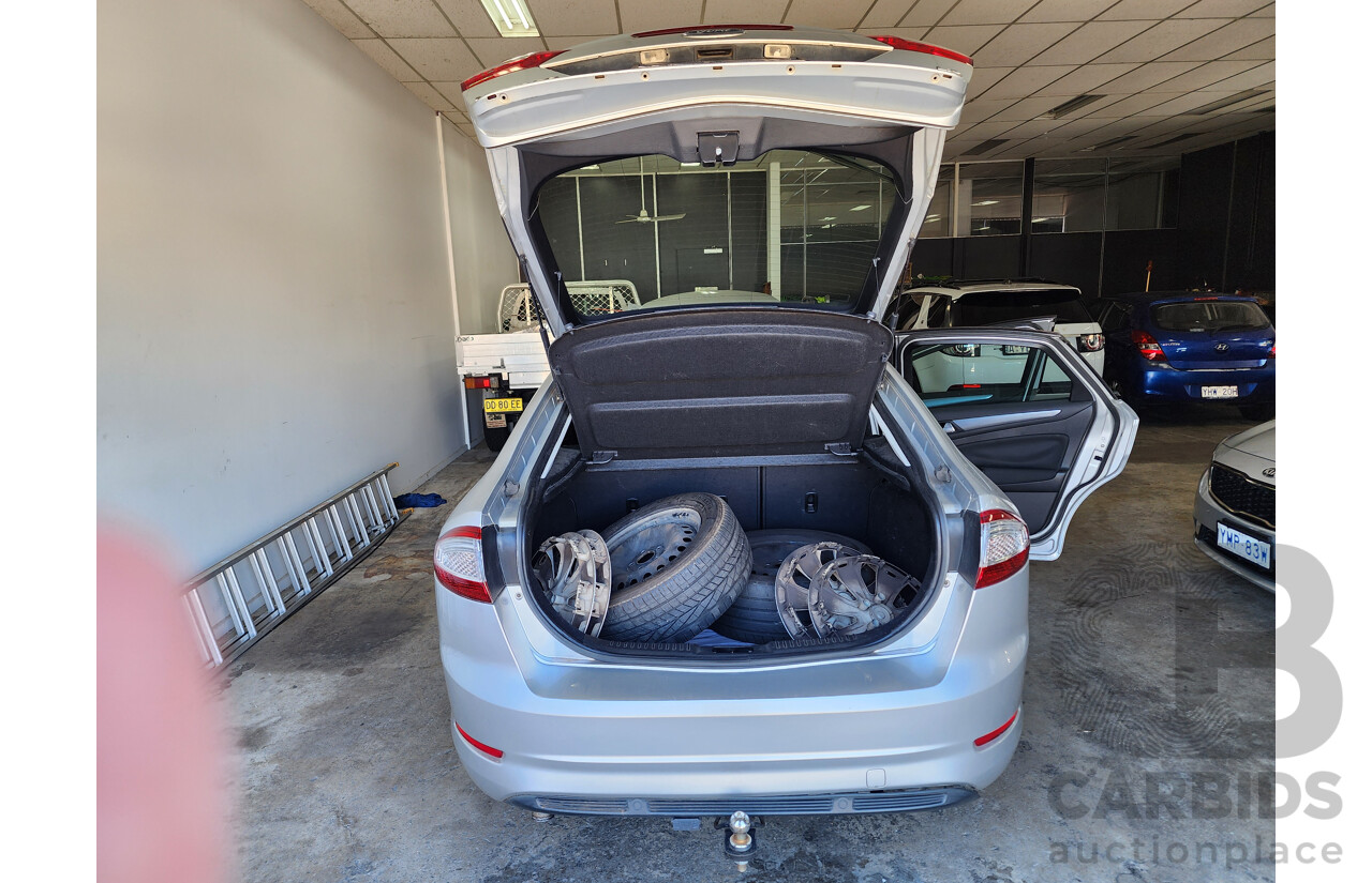 11/2010 Ford Mondeo LX TDCi MB 5d Hatchback Silver 2.0L