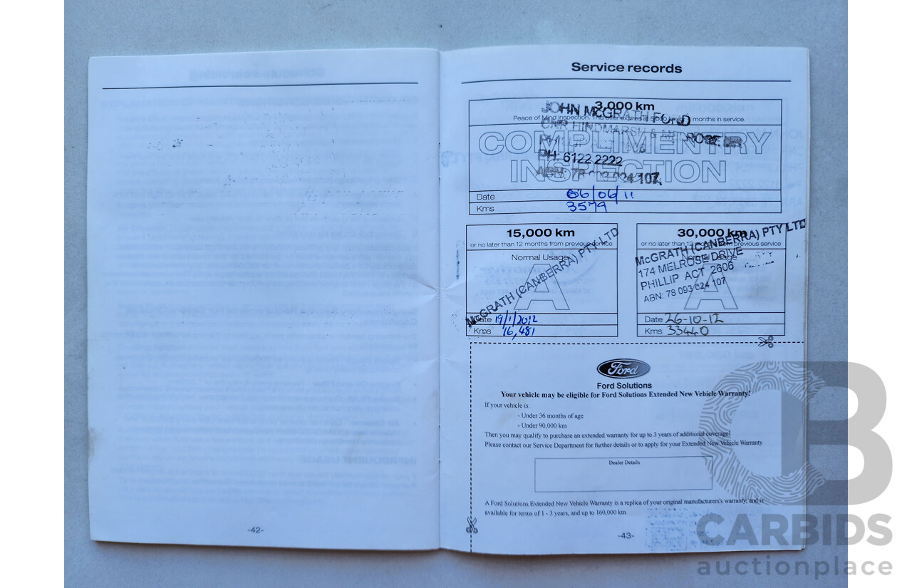 11/2010 Ford Mondeo LX TDCi MB 5d Hatchback Silver 2.0L