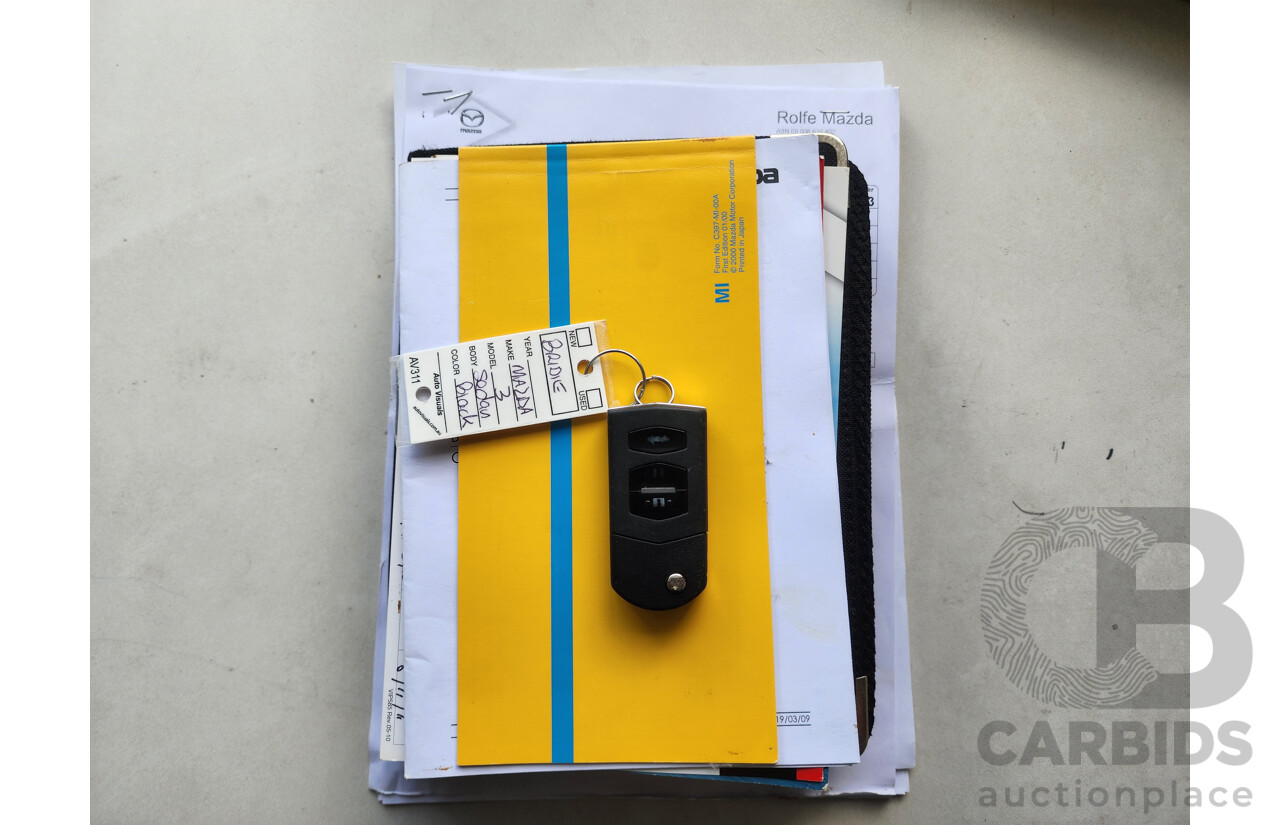 9/2011 Mazda Mazda3 NEO BL 10 UPGRADE 4d Sedan Black 2.0L