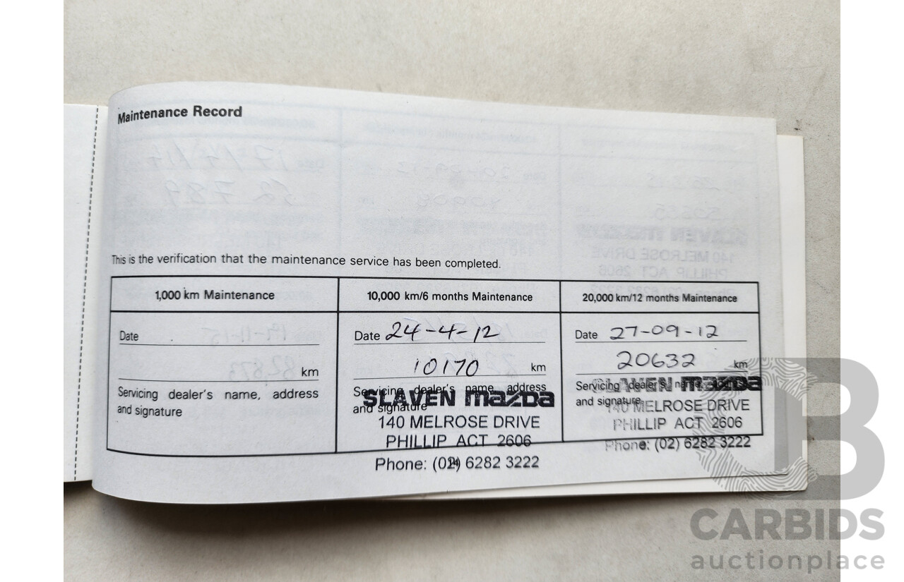 9/2011 Mazda Mazda3 NEO BL 10 UPGRADE 4d Sedan Black 2.0L