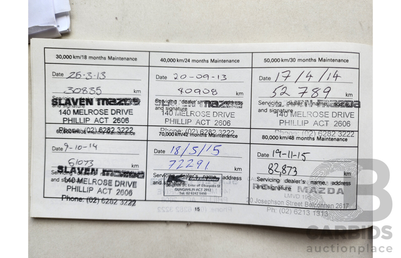 9/2011 Mazda Mazda3 NEO BL 10 UPGRADE 4d Sedan Black 2.0L