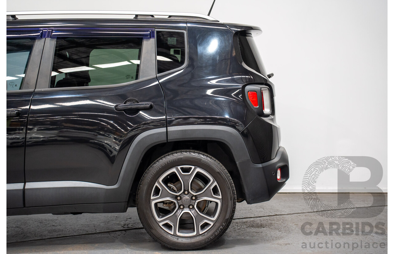 02/2016 Jeep Renegade LIMITED FWD BU 4D Wagon Black Turbo 1.4L