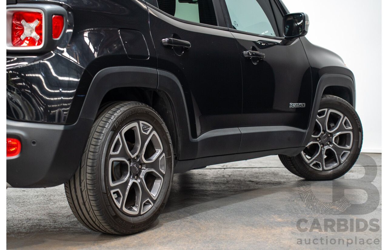 02/2016 Jeep Renegade LIMITED FWD BU 4D Wagon Black Turbo 1.4L