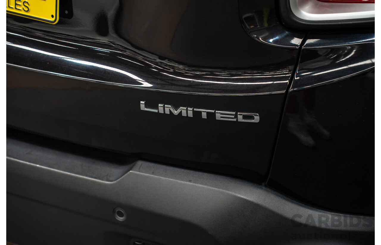 02/2016 Jeep Renegade LIMITED FWD BU 4D Wagon Black Turbo 1.4L