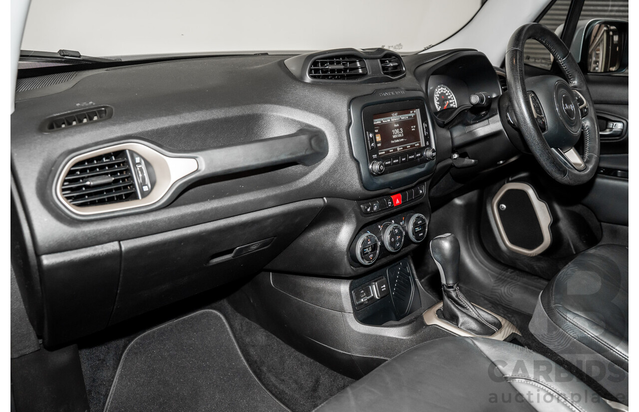 02/2016 Jeep Renegade LIMITED FWD BU 4D Wagon Black Turbo 1.4L