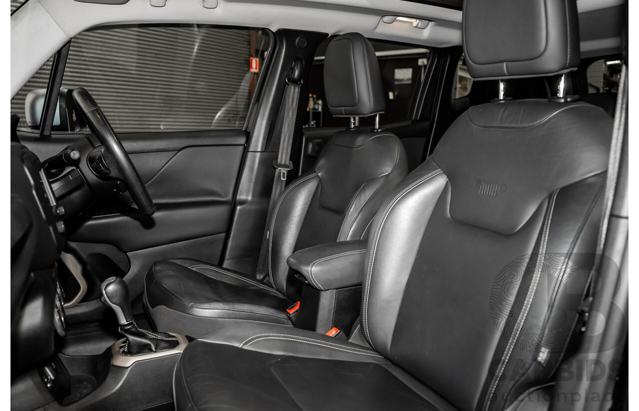 02/2016 Jeep Renegade LIMITED FWD BU 4D Wagon Black Turbo 1.4L