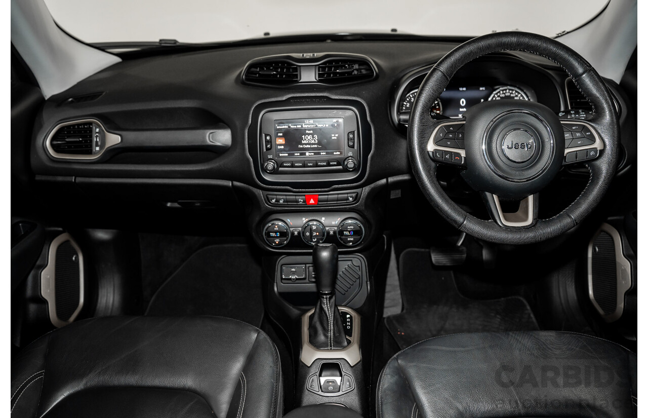 02/2016 Jeep Renegade LIMITED FWD BU 4D Wagon Black Turbo 1.4L