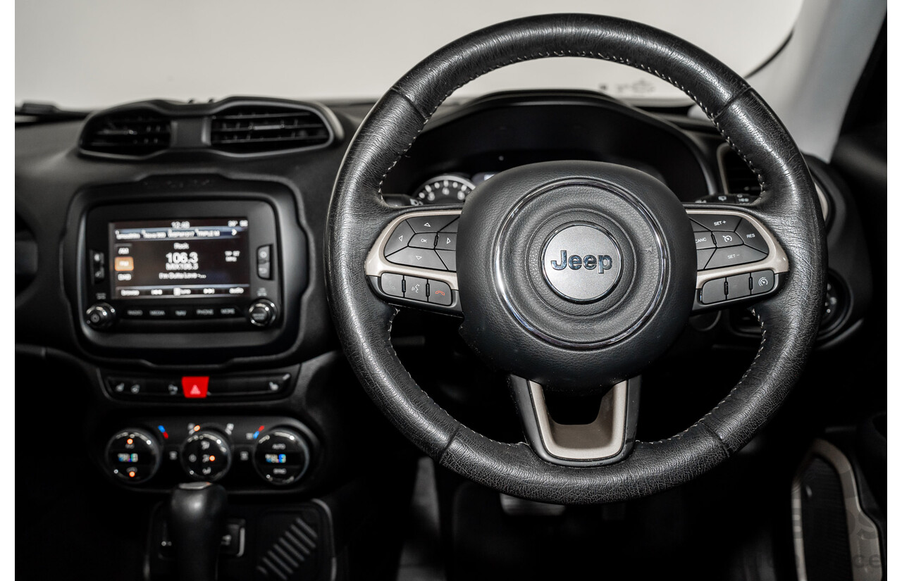 02/2016 Jeep Renegade LIMITED FWD BU 4D Wagon Black Turbo 1.4L