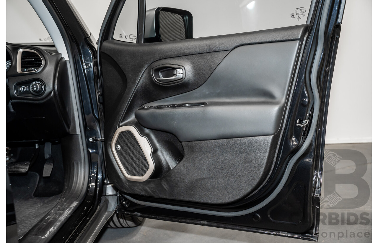 02/2016 Jeep Renegade LIMITED FWD BU 4D Wagon Black Turbo 1.4L