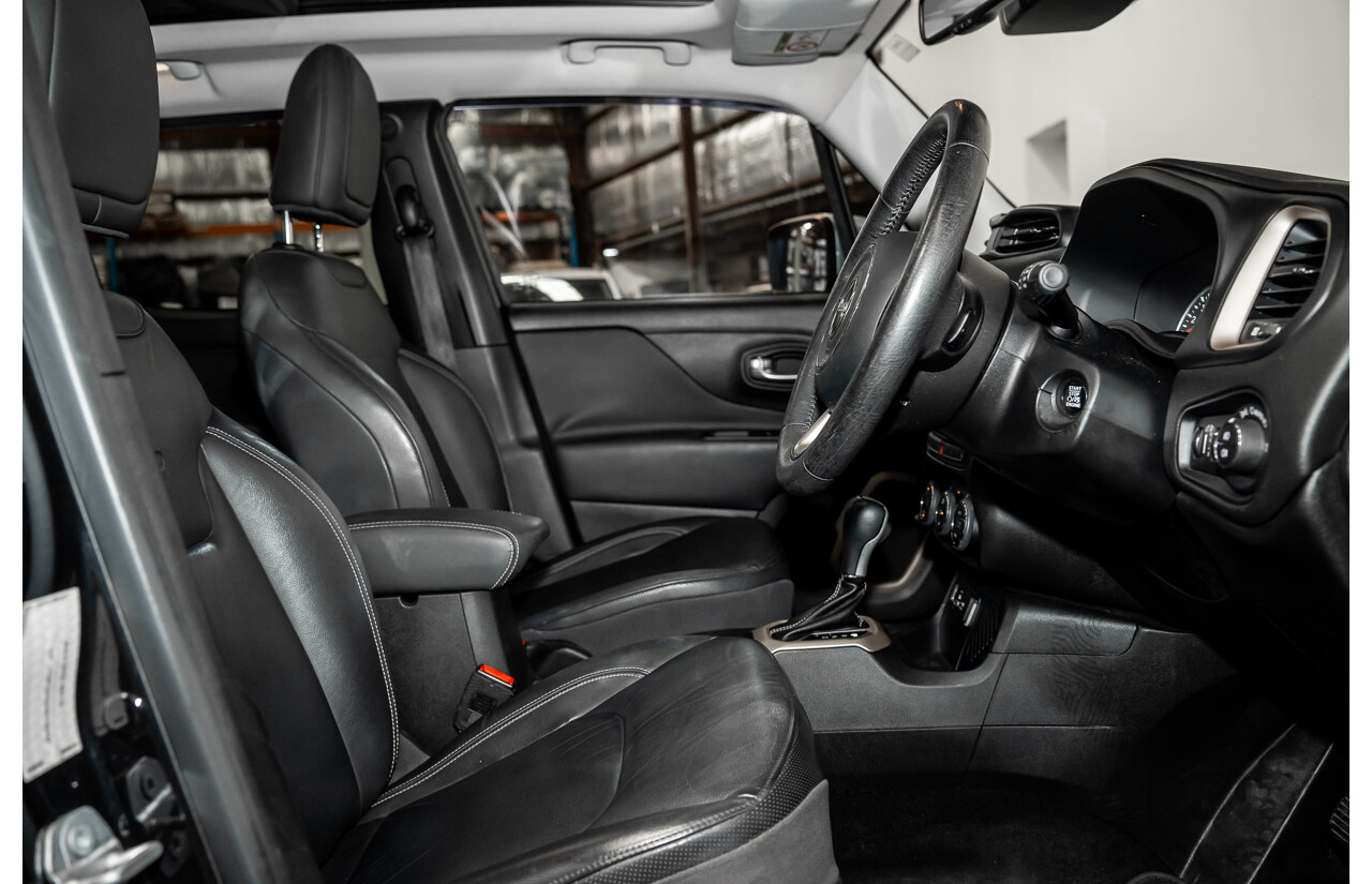 02/2016 Jeep Renegade LIMITED FWD BU 4D Wagon Black Turbo 1.4L