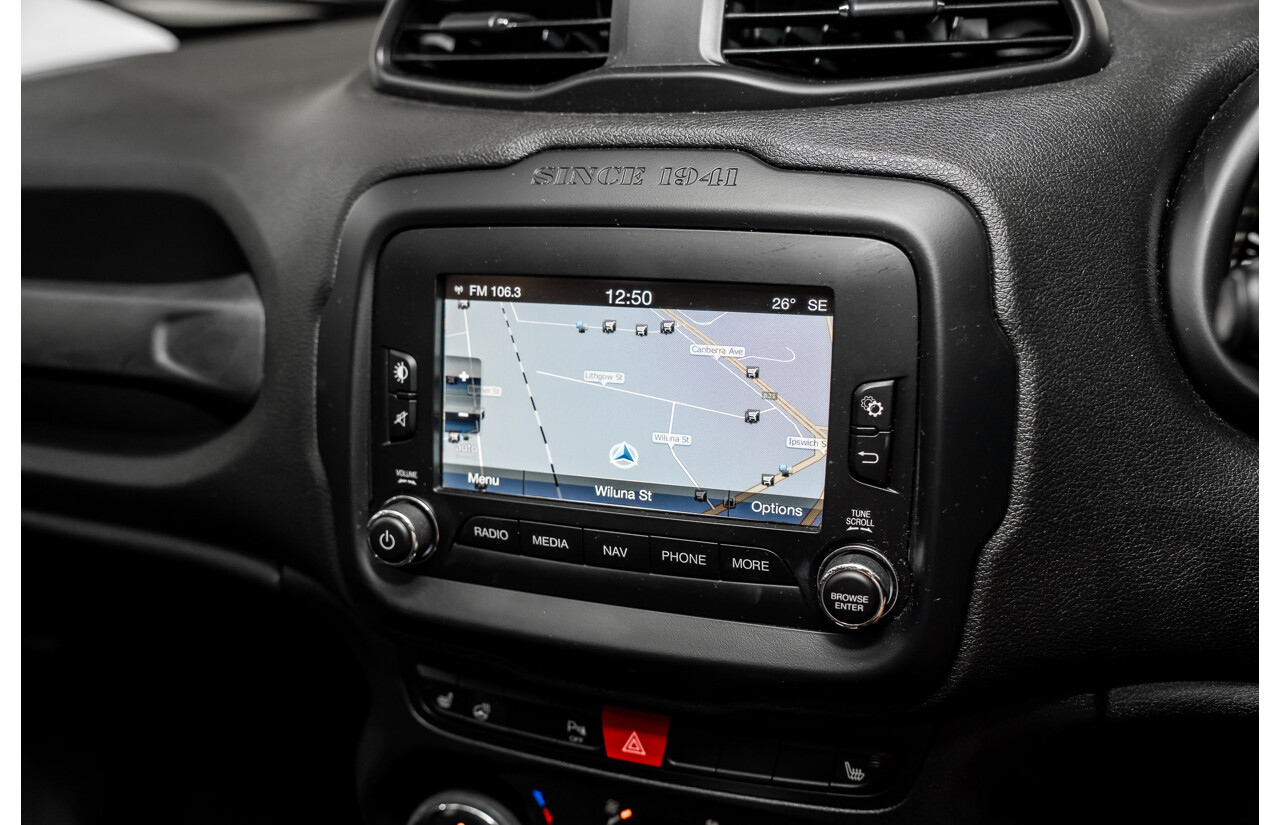 02/2016 Jeep Renegade LIMITED FWD BU 4D Wagon Black Turbo 1.4L