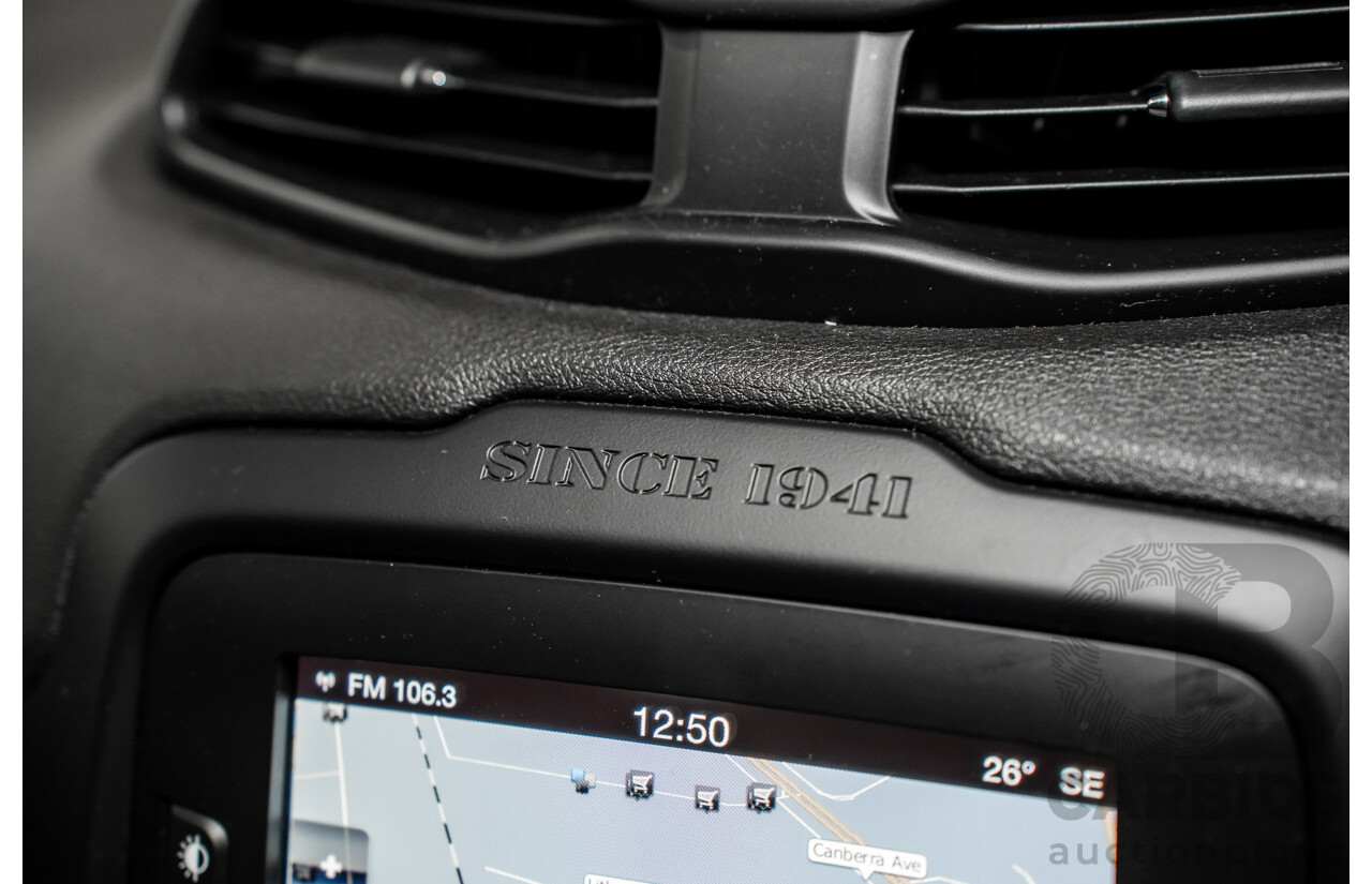 02/2016 Jeep Renegade LIMITED FWD BU 4D Wagon Black Turbo 1.4L