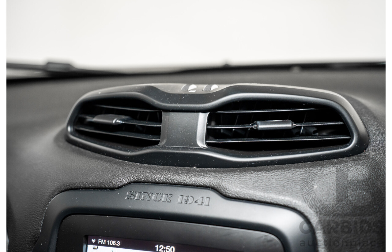 02/2016 Jeep Renegade LIMITED FWD BU 4D Wagon Black Turbo 1.4L