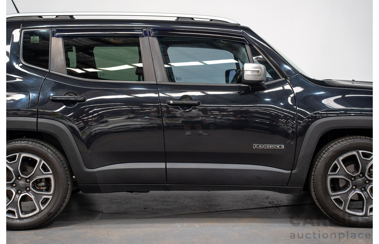 02/2016 Jeep Renegade LIMITED FWD BU 4D Wagon Black Turbo 1.4L