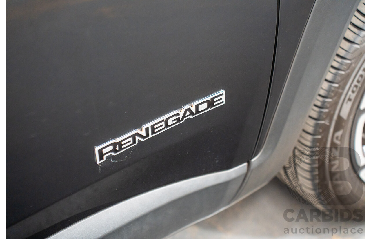 02/2016 Jeep Renegade LIMITED FWD BU 4D Wagon Black Turbo 1.4L