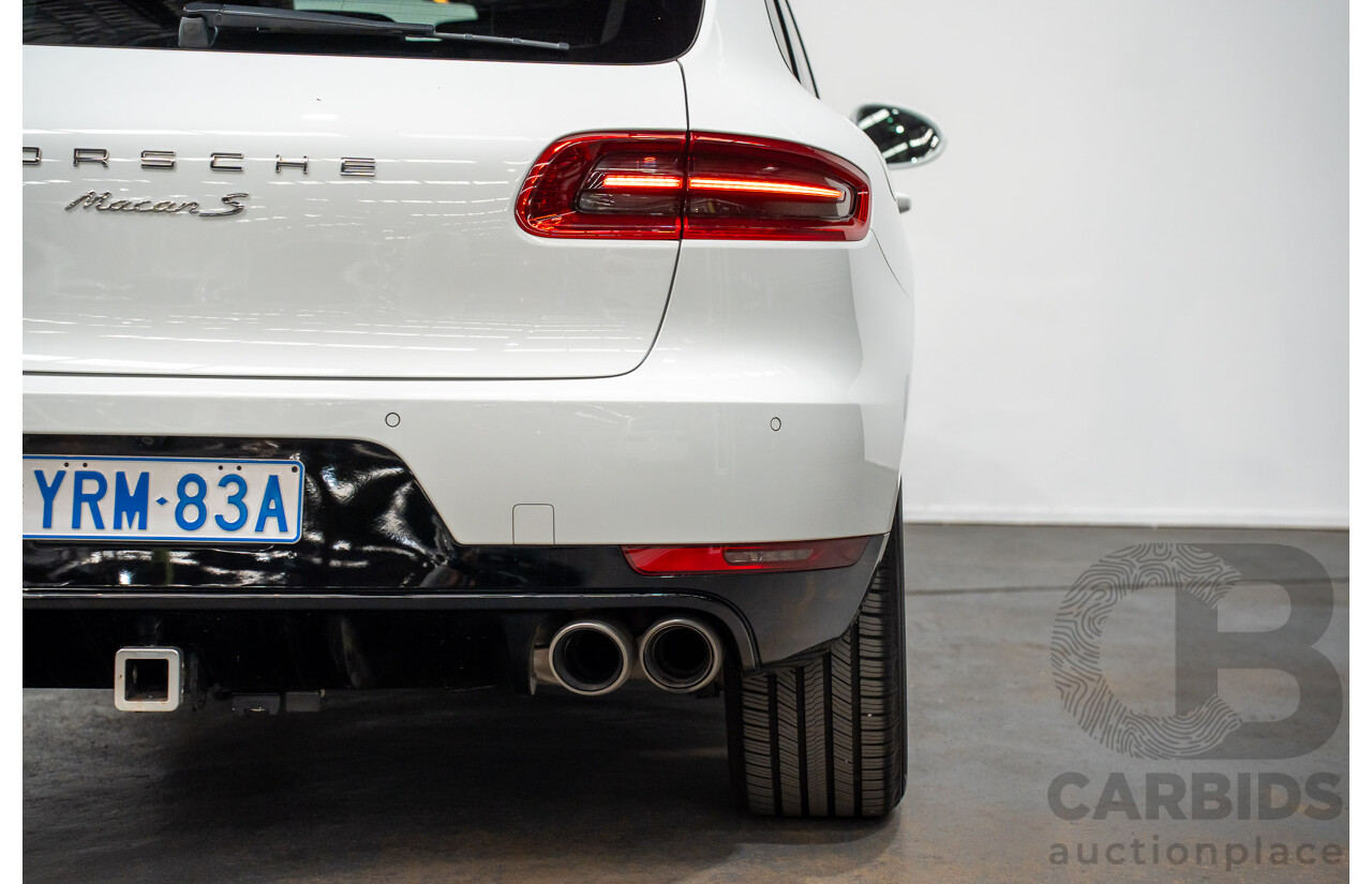 03/2015 Porsche Macan S DIESEL (AWD) MY15 4D Wagon White Turbo Diesel 3.0L