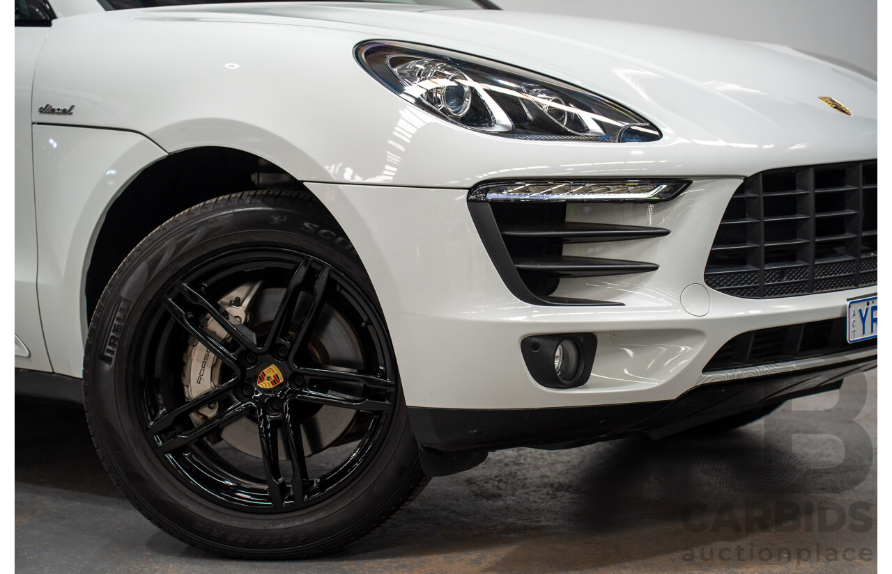 03/2015 Porsche Macan S DIESEL (AWD) MY15 4D Wagon White Turbo Diesel 3.0L