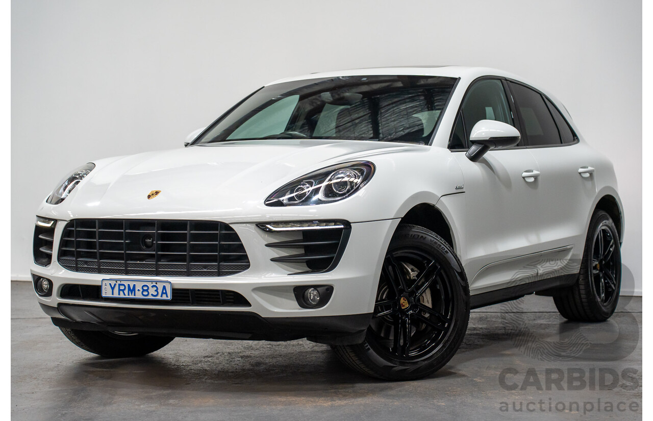 03/2015 Porsche Macan S DIESEL (AWD) MY15 4D Wagon White Turbo Diesel 3.0L