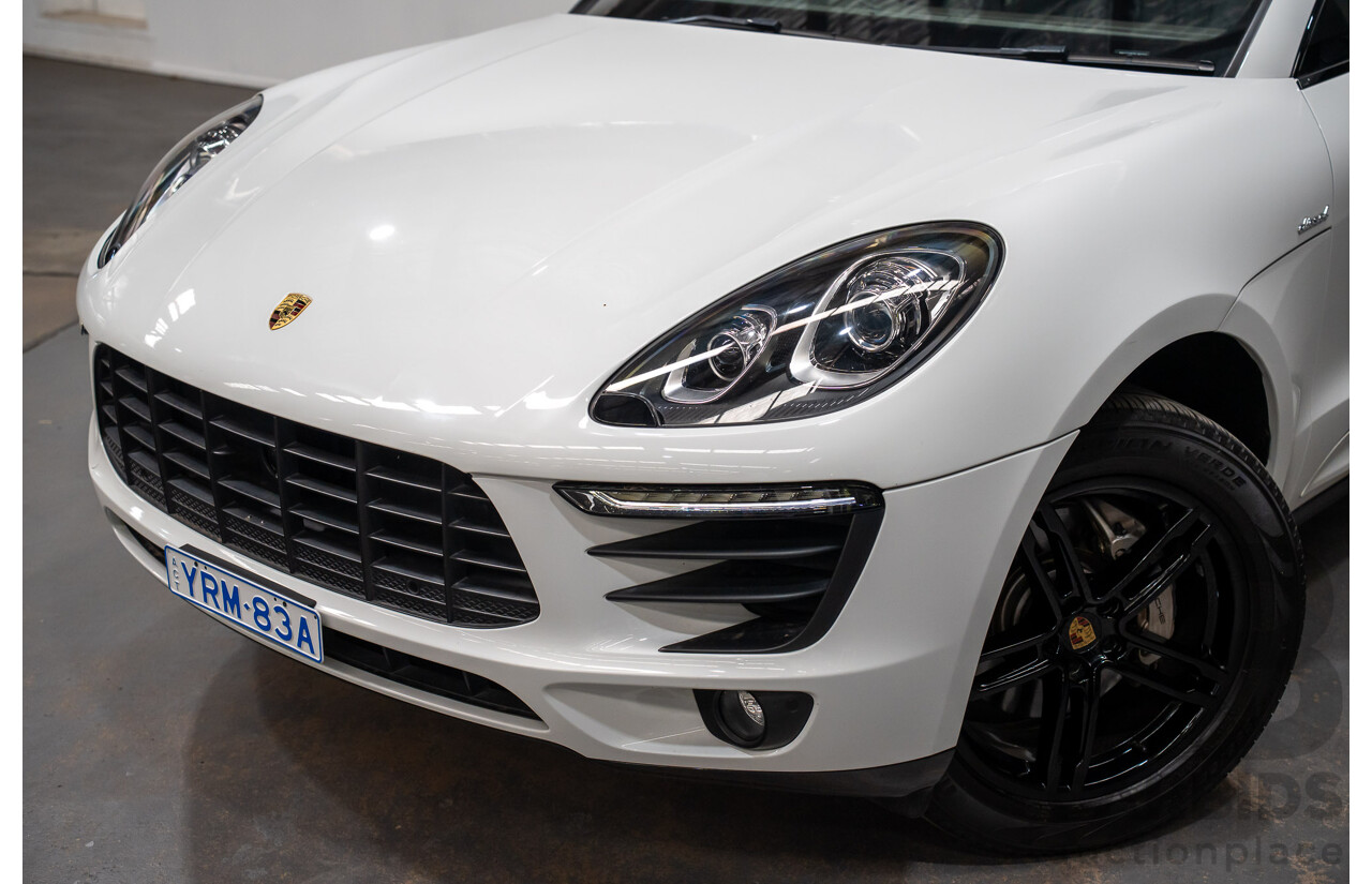 03/2015 Porsche Macan S DIESEL (AWD) MY15 4D Wagon White Turbo Diesel 3.0L