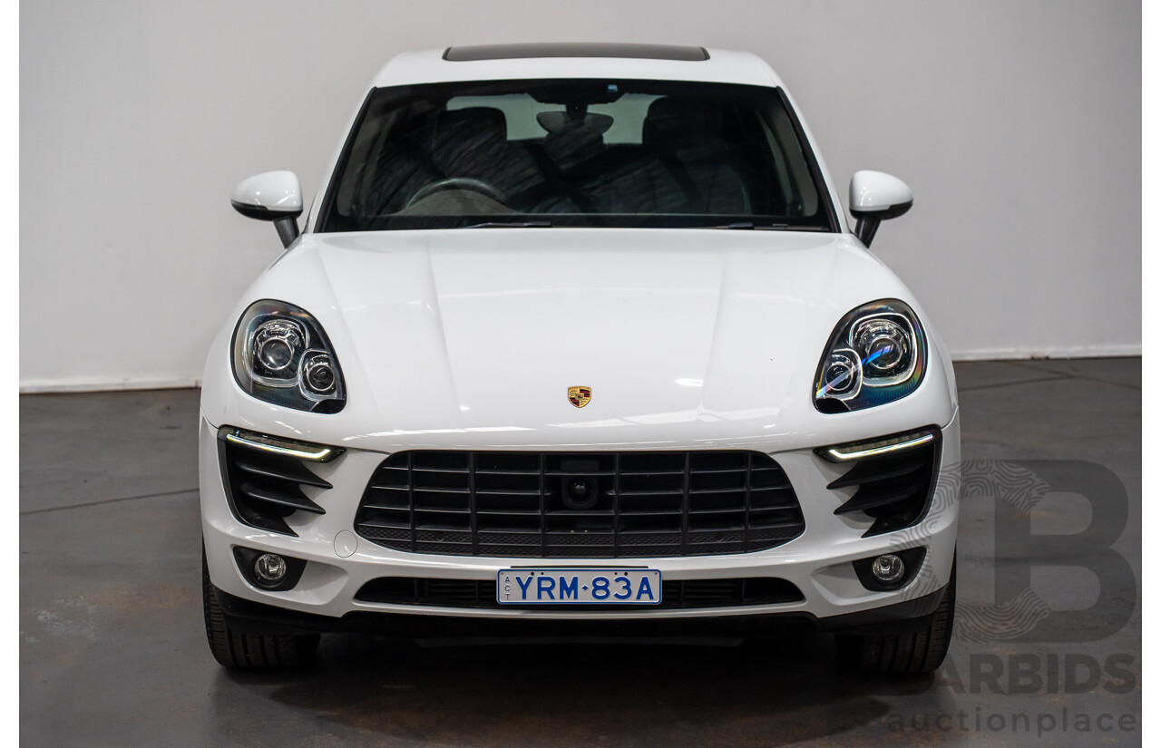 03/2015 Porsche Macan S DIESEL (AWD) MY15 4D Wagon White Turbo Diesel 3.0L